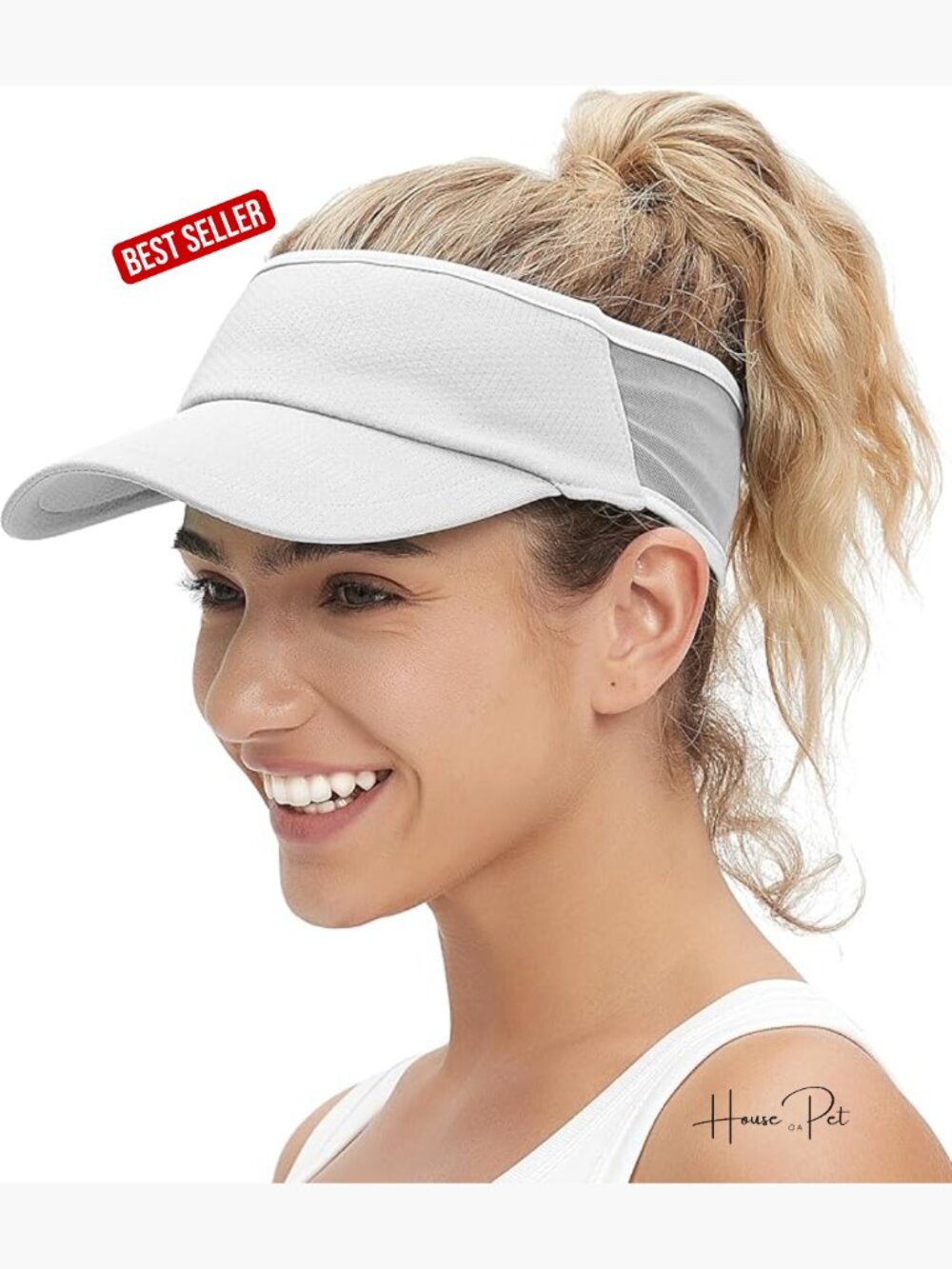 Lightweight Stretchy Sun Visor Hat for Running Tennis Golf